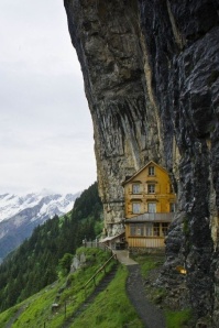Switzerland Ascher Cliff Restaurant